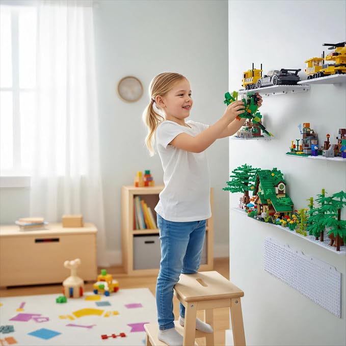 LRANFOW 6 Pack Wall Display Shelves - Image 2