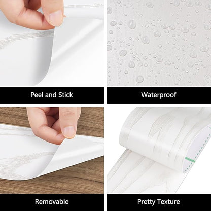 LACHEERY 3in x 82ft Thick White Bulletin Board Border Self Adhesive Mirror - Image 7