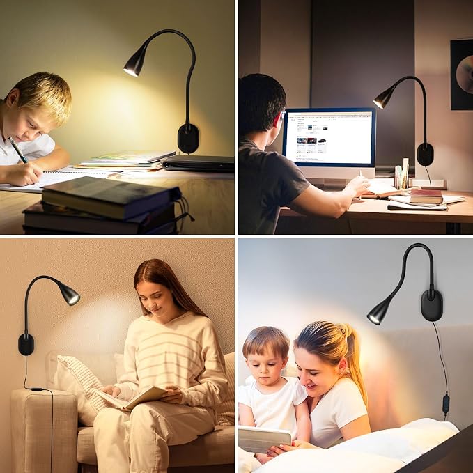 LiFMIRA Wall-Mounted LED Bedside Reading Light - Image 8