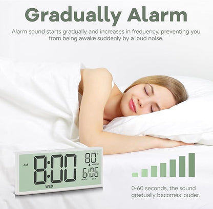 JALL 14.5" Large Digital Wall Clock Battery Operated - Image 6