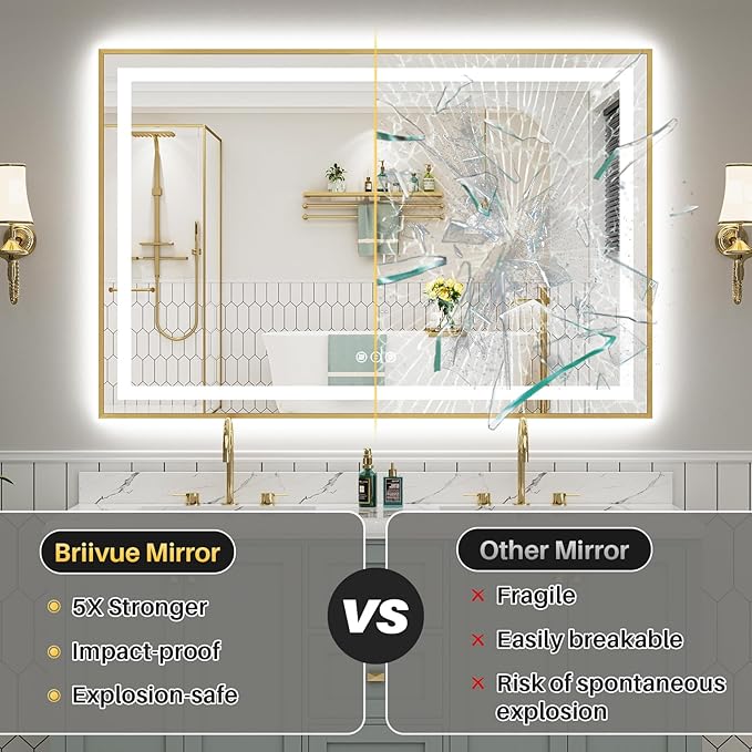 24x36 Inch LED Bathroom Mirror - Image 8