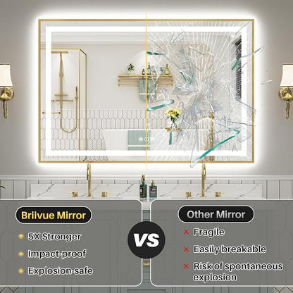 40x32 Inch LED Bathroom Mirror - Image 8