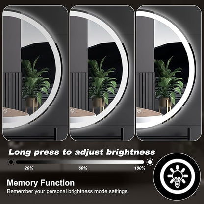 Sweetcrispy 36 Inch Round LED Bathroom Mirror - Image 6
