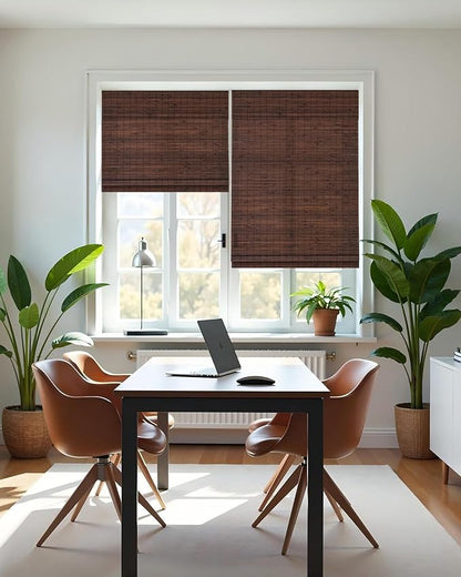 24''W X 72'''H Cordless Bamboo Roman Shades - Image 9