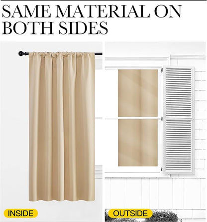 NICETOWN Kitchen Room Darkening Curtains - Image 6