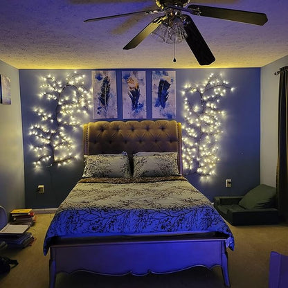 Enchanted Willow Vine Lights for Wall: 7.5FT led Twinkling Tree Branch Light - Image 8