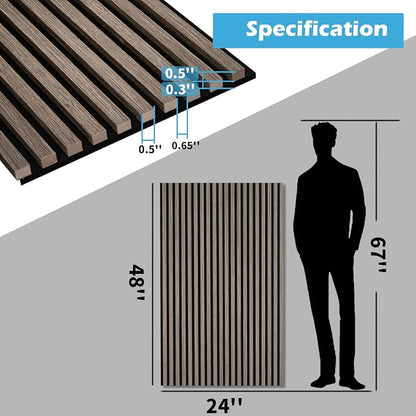 Art3d 2-Pack 48" x 24" Acoustic Wood Panels - Image 6