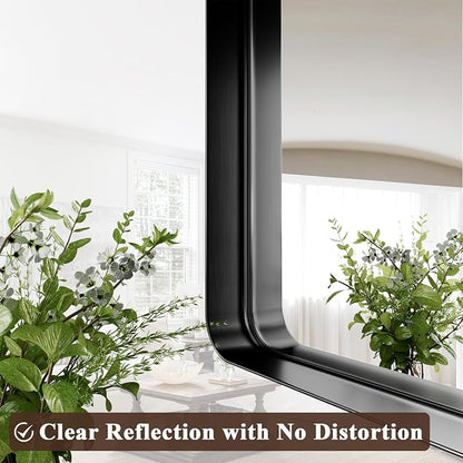 55"x 30" Black Bathroom Mirror - Image 5