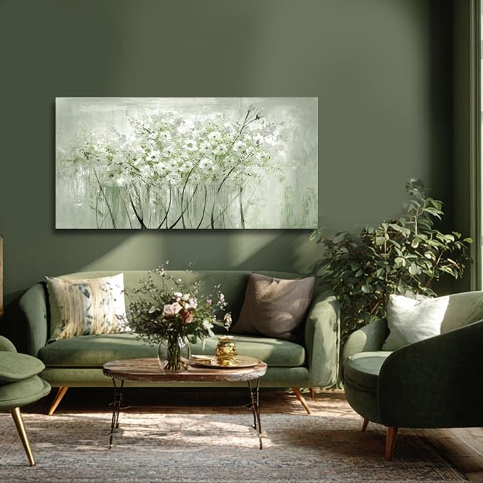 Modern Botanical Canvas Wall Art - Image 2