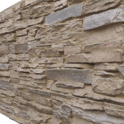 EverStone Canyon Ridge Faux Stone Panel, 45 3/4"W x 24 1/2"H x 1 1/4"D - Image 7