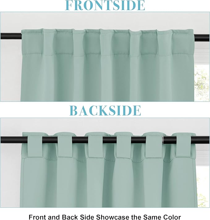 RYB HOME Bathroom Curtains Blackout - Image 2