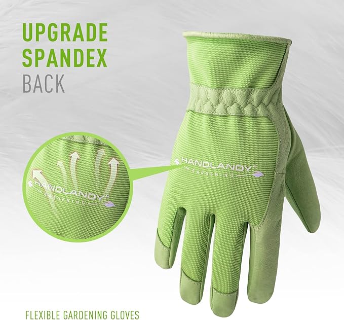 HANDLANDY Women Safety Work Gloves Utility Touch Screen Working Grip Glove for Yardwork Gardening Breathable Mechanic Gloves