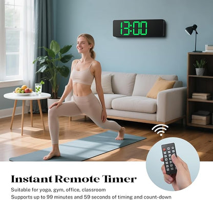 Digital Clock Large Display, Led Big Wall Electric Clocks - Image 6