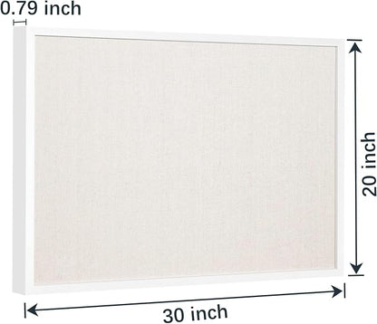 OWLKELA 20'' x 30'' Linen Bulletin Board, Vision Board and Decorative Hanging - Image 2