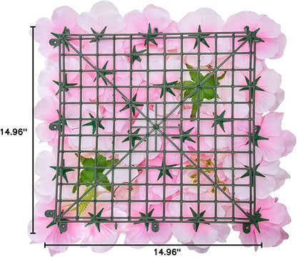 VEVOR 3D Flower Wall Panel, Artificial Floral Wall Background Mesh Backing Mat - Image 13
