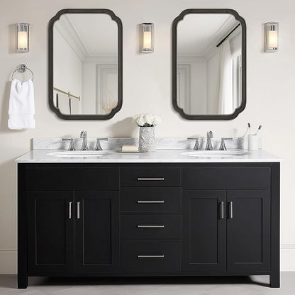 WallBeyond 20" x 30" Rounded Corner Arch Wall Mirror - Image 2
