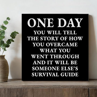 Inspirational Quotes Wall Art Decor, Motivational Success Canvas Painting - Image 4