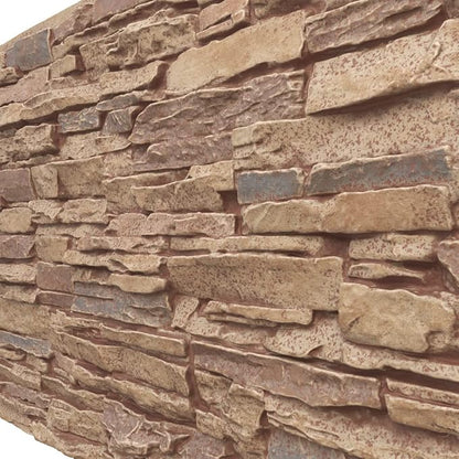 EverStone Canyon Ridge Faux Stone Panel, 45 3/4"W x 24 1/2"H x 1 1/4"D - Image 7