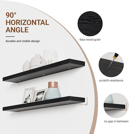 Heimlove 55 Inch Long Floating Shelves - Image 5