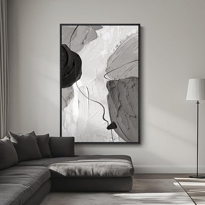 Extra Large Framed Abstract Wall Art by Cuspin