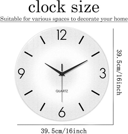 XFM Modern Simple Wall Clock 16 Inch Silent Wall Clocks Battery Operated Big - Image 6
