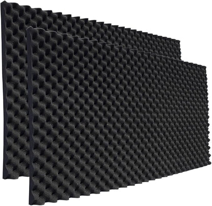 2 Pack Acoustic Foam, High Density Fire Resistant Soundproof Panels - Image 6