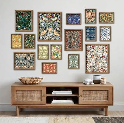 ANERZA 16 PCS William Morris Wall Art Decor, Floral Wall Prints - Image 5