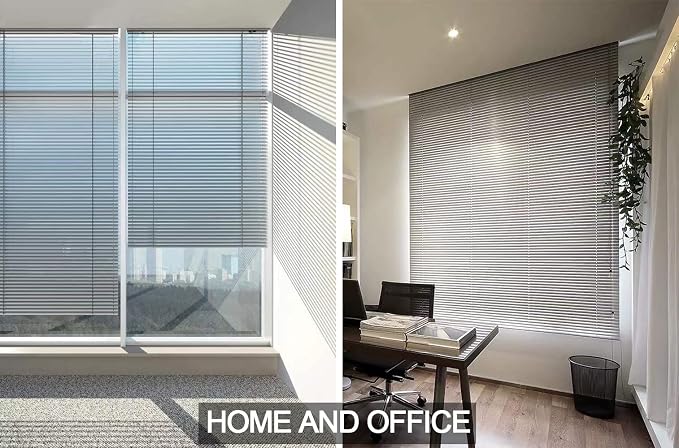 YIIBAII Mini Blinds Suitable for 44" W x 64" H Windows 1" Aluminum Horizontal - Image 5
