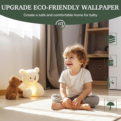 Dimoon 17.7''x118'' Peel and Stick Wallpaper Green Contact Paper - Image 3