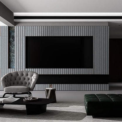 Gray Wood Slat Wallpaper - Image 3