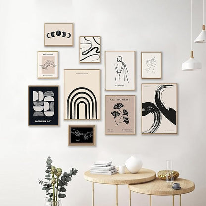 KBKBART Minimalist Boho Wall Art Prints, Eclectic Home Decor - Image 3