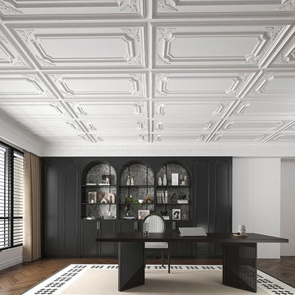 Art3dwallpanels 12 Pack Drop Ceiling Tiles, 2x4 Ft PVC Decorative 3D Wall Panel - Image 4
