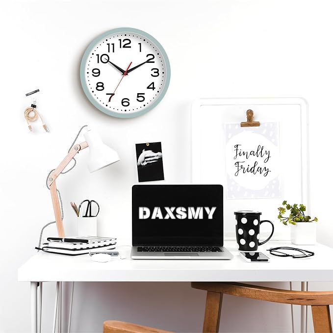 Roymnie Wall Clock Silent Non-Ticking Modern Clock Battery Operated 12 Inch - Image 9
