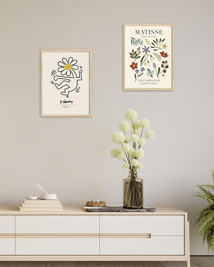 Abstract Matisse Wall Art Decor, Unframed Flower Market Print Posters Set of 3 - Image 5