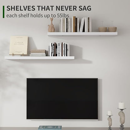 Marsmiles Wood Floating Shelves - Image 4