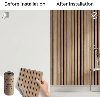 3D Wall Panels Peel and Stick – 15.74" x 236" PVC Faux Texture Wall Covering - Image 3