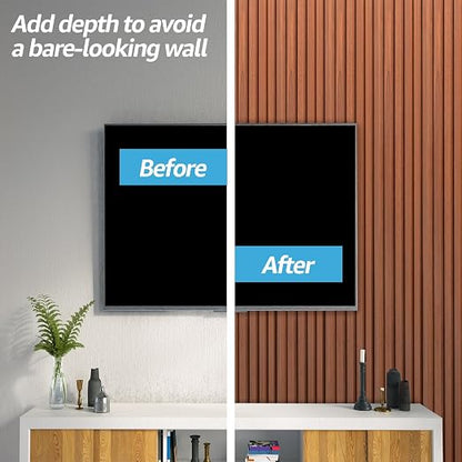 Art3d WPC Slat Wall Panels, Living Room - Image 4