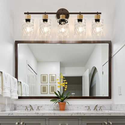 MOKATNG Bathroom Light Fixtures, 5-Light Coastal Vanity Lights - Image 7