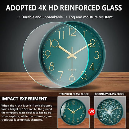 Silent Wall Clocks Battery Operated 8 Inch, Analog Wall Clock - Image 5