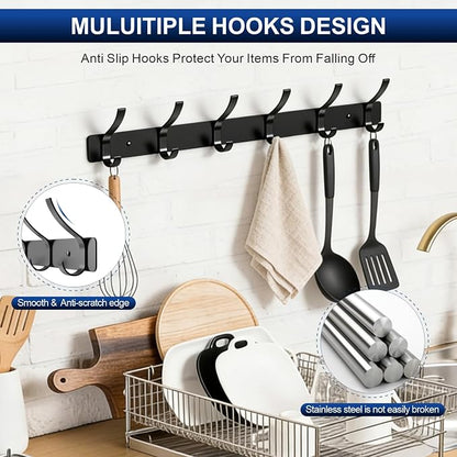2-Pack Wall Mounted Coat Rack - Image 7