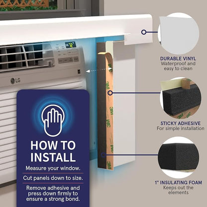 Breeze Stop Surround Insulation Side Panels White - Image 5