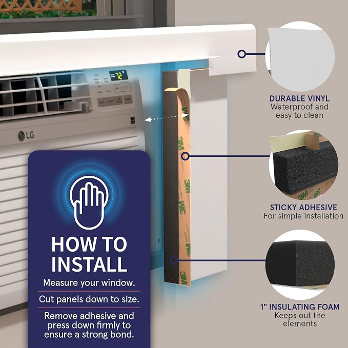 Breeze Stop Surround Insulation Side Panels White - Image 5
