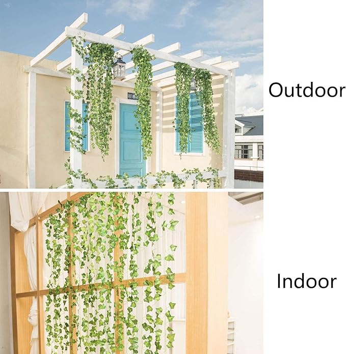 Fake Vines for Room DecorArtificial Plant Ivy Garland 1 Stand 100FT Long - Image 5