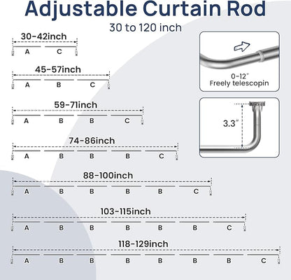 ENJOYBASICS Blackout Curtain rod - Image 5