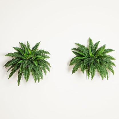 Nearly Natural 40in Hanging Artificial Boston Fern Plant Set of 2 - Image 8