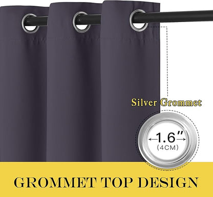NICETOWN Blackout Curtains 54 Inches Long, Thermal Insulated Room Darkening - Image 5