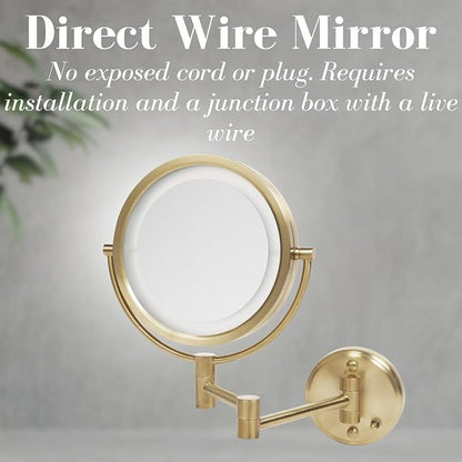 JERDON Wall-Mounted Vanity Mirror - Image 2