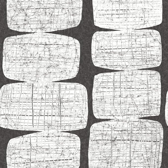 RoomMates RMK12348PL Mid-Century Beads Peel and Stick Wallpaper by RoomMates