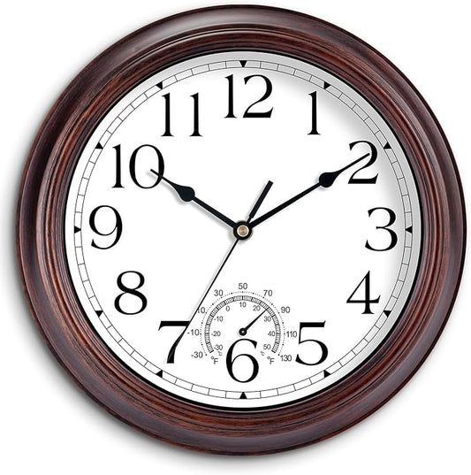 KECYET 14 Inch Outdoor Wall Clock by KECYETWALLCLOCK
