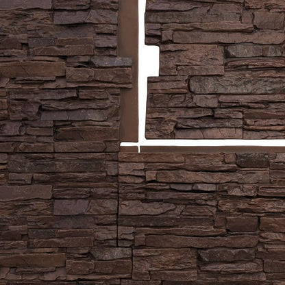 EverStone Canyon Ridge Faux Stone Panel, 45 3/4"W x 24 1/2"H x 1 1/4"D - Image 9